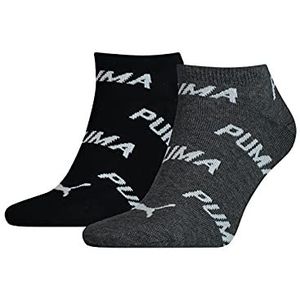 PUMA Uniseks sokken, zwart/wit, 38 EU