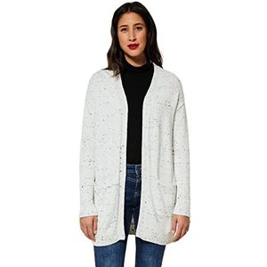 Street One Dames A253541 longcardigan, gebroken wit, 36, off-white, 36