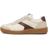 Sneakers - Logoprint - Leer - Zwart