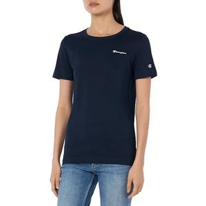 Champion Legacy Icons W-Small Script Logo S/S Crewneck T-shirt, marineblauw, medium, Donkerblauw, M