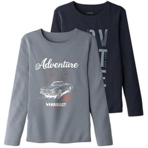 NAME IT - NKMVUX 2P - Lange Mouwen Shirts - Jongens - Regular Fit