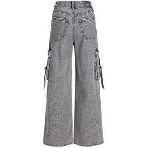 JXTOKYO Wide Cargo MW Jeans DNM, Grey denim, 27W x 32L
