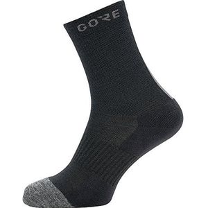 GORE WEAR M Mid Thermo-sokken, uniseks, grafietgrijs/zwart, 35-37, 100230