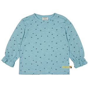 loud + proud Uniseks kindershirt met opdruk, GOTS-gecertificeerd T-shirt, lichtblauw, 62/68 cm