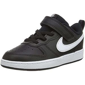 Nike Court Borough Low 2 (GS), basketbalschoenen voor kinderen, Zwart, 27.5 EU