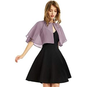 Chiffon Sjaal - Twilight Grijs - Accessoire voor Avondjurk - Dames