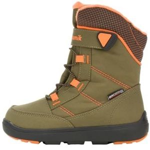 Kamik jongens winterschoenen STANCE2, Olijf Orange Olo, 33 EU