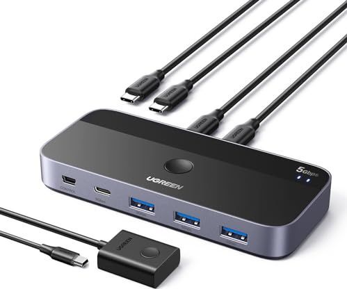USB-Hub - 4 Poorten - 1 USB-C - 3 USB-A - 5 Gbit/s