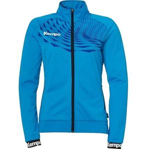 Kempa Dames Wave 26 Poly Jacket Women Poly Jacket Women Sport Voetbal Trainingsjack Sweatshirt Jas Sweatjack