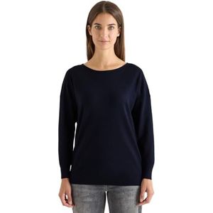 CECIL - Trui - Donkerblauw - Knitwear - Lange Mouw