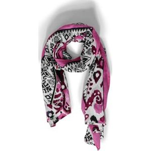 CECIL Dames B572443 2-in-1 sjaal met print, Bloomy Pink, A, Bloomy Pink, A