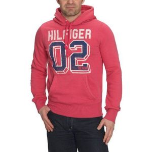 Tommy Jeans Heren lang - normale jas, roze (Carmine), 52 NL