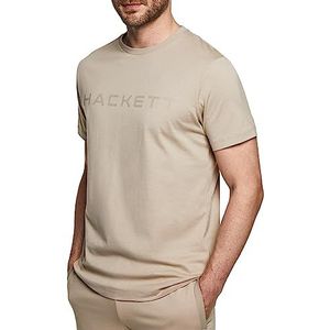 Hackett London Heren Essential T-shirt, Woestijn Khaki, XXL