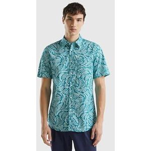 United Colors of Benetton heren overhemd, Groen, M