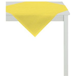 APELT Tafelkleed, polyester-katoen, geel, 93 x 93 x 0,5 cm