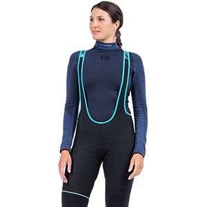 Alé Cycling Shorts met bretels voor dames, Zwart, L