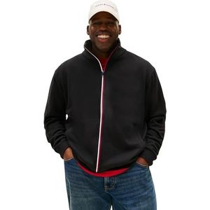 Tommy Hilfiger - GLOBAL STRIPE ZIP - Sweatvest - Zwart