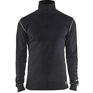 Blaklader 4898172599004XL vlamvertragend onderhemd, halve rits, zwart, maat 4XL