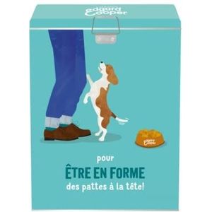 Edgard & Cooper Container voor hondenvoer, opbergdoos voor hondenvoer, kan tot 5 kg droogvoer voor honden, grote doos blauw Turkije van metaal