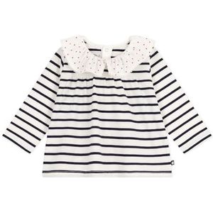 PETIT BATEAU - Gestreepte Blouse - Lange Mouwen - Katoen - Strepen Kleur