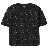 NAME IT Nkfruaja Ss Nreg Top, zwart, 116