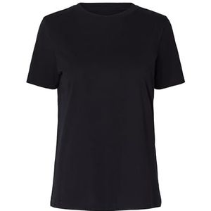 Selected Femme Dames 16043884 mijn perfecte T-shirt met korte mouwen - zwart - S