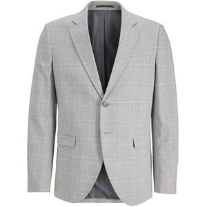 JACK & JONES - Colbert - Zilvergrijs/Wit - Slim Fit - Geruit
