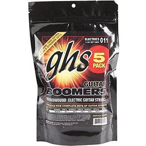 GHS GBM-5 11-50 Medium Boomers gitaarsnarenset (6-pack)