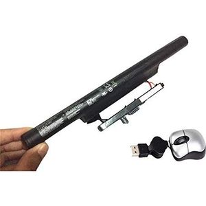 Amsahr Vervangende laptop batterij voor HASE NTSN15XX-00-01-3S2P-0 MR-X6, X6S, T6S - Met Mini Optical Mouse