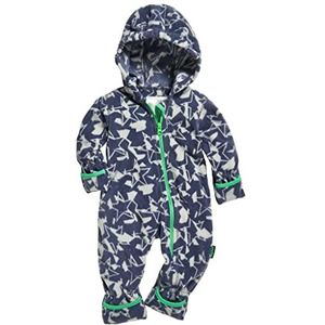 Playshoes Unisex kinder fleece overall jumpsuit, sterren, 74, sterren, 74