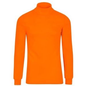 Trigema Ski/sportrolli met lange mouwen voor dames, Lichtoranje, L