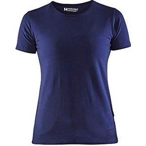 Blakläder 330410318800L Maat Grote Vrouw T-Shirt - Marineblauw