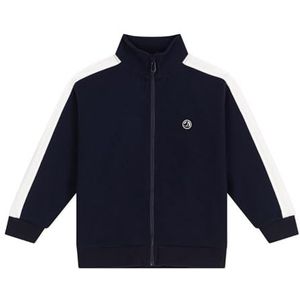 Petit Bateau Sweatshirt met ritssluiting voor jongens, Blauw, 3 Jaren