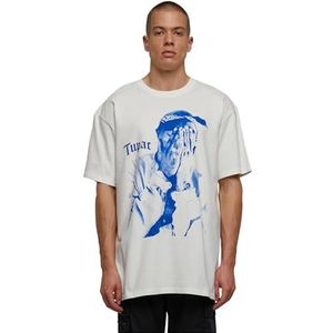 Mister Tee Upscale 2Pac Me Against The World Oversize T-shirt voor heren, oversized fit, streetwear, Ready For Dye, M
