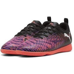 PUMA - FUTURE 8 PLAY - Zaalvoetbalschoenen - Zwart/Rood/Wit - Synthetisch