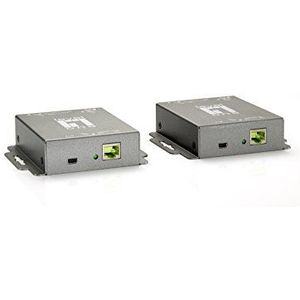 LevelOne compatible HVE-9005 HDMI over Cat.5 Extender kit - Video/Audio/USB-Verlängerungskabel - 10Mb LAN, HDMI