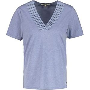 Garcia Dames T-shirt met korte mouwen, blauw grijs, XS, Blue Grey, XS