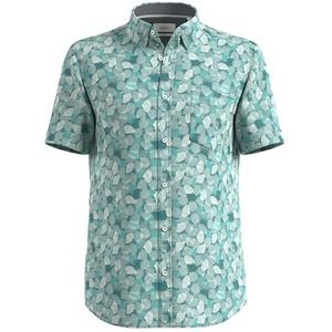 s.Oliver Herenhemd met korte mouwen en allover print, 65a1, L
