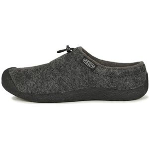 KEEN - Howser 3 Slide - Pantoffels - Houtskool Grijs - Vilt Zwart - 45 EU