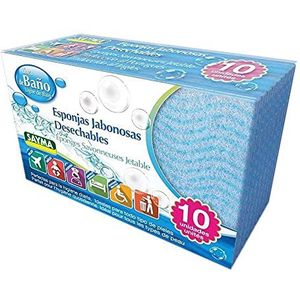 Wegwerp-Sayma lichaamsspons (10 stuks)