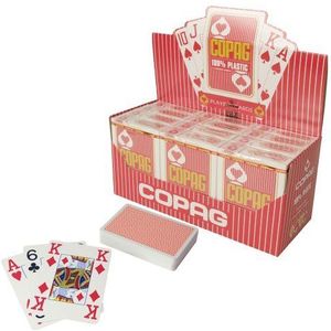 COPAG - Poker deck - Regular Face - 2 peek index - RED