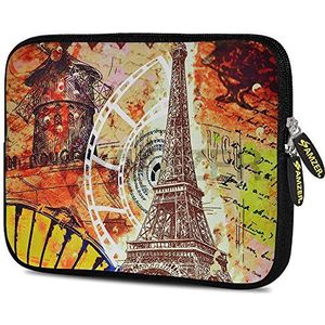 Amzer Eiffeltoren Parijs Design Neopreen zachte hoes voor maximaal 7,7 inch tablet