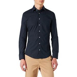 Seidensticker Zakelijk overhemd voor heren, donkerblauw, 40 NL