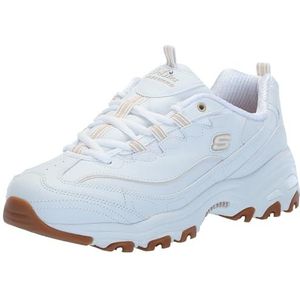 Skechers Womens D'lites Goede NeutralSneaker, Wit, 8