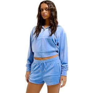 Juicy Couture - Iccle Diamante - Sweatvest - Blauw/Zilver