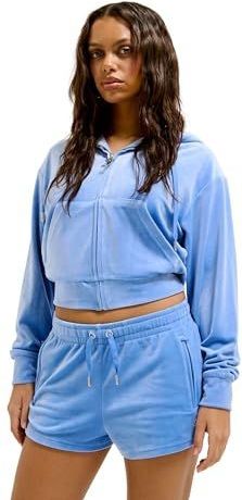 Juicy Couture - Iccle Diamante - Sweatvest - Blauw/Zilver