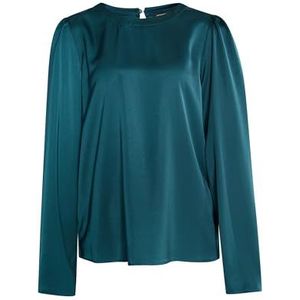 Tweek Damesblouse met lange mouwen, smaragd, XS