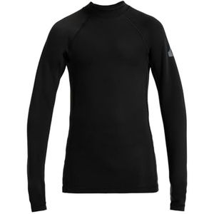 Quiksilver - Everyday Heat - Longsleeve Rashguard - Zwart - Mix van Gerecycled Polyester en Elastaan