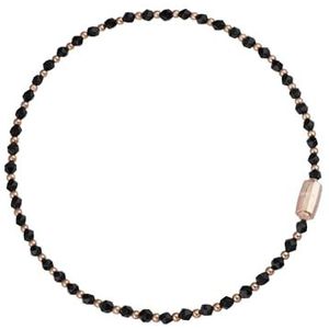 Breil - Magnetica System - Halsketting - Roze IP-Staal - Facettiert Onyx