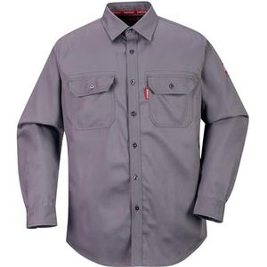 Portwest Bizflame 88/12 Shirt Size: XL, Colour: Grijs, FR89GRRXL